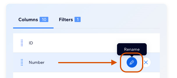 Rename column
